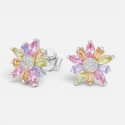Aro Flor Circones Baguette Multicolor