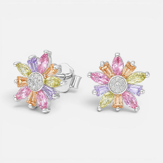 Aro Flor Circones Baguette Multicolor