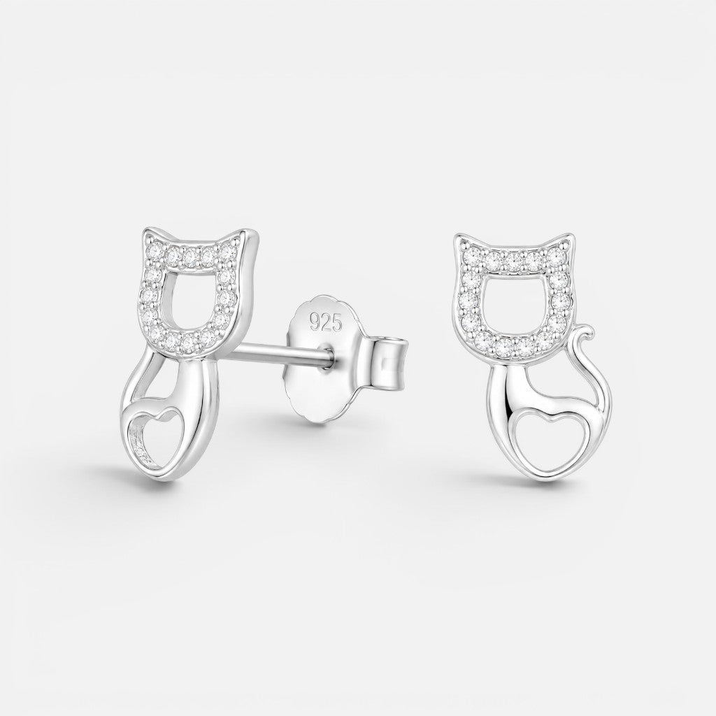 Aro Gatito Corazón Circones