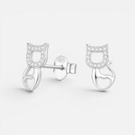 Aro Gatito Corazón Circones