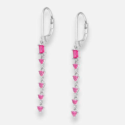 Aro Clip Corazones Circones Rosa Francia