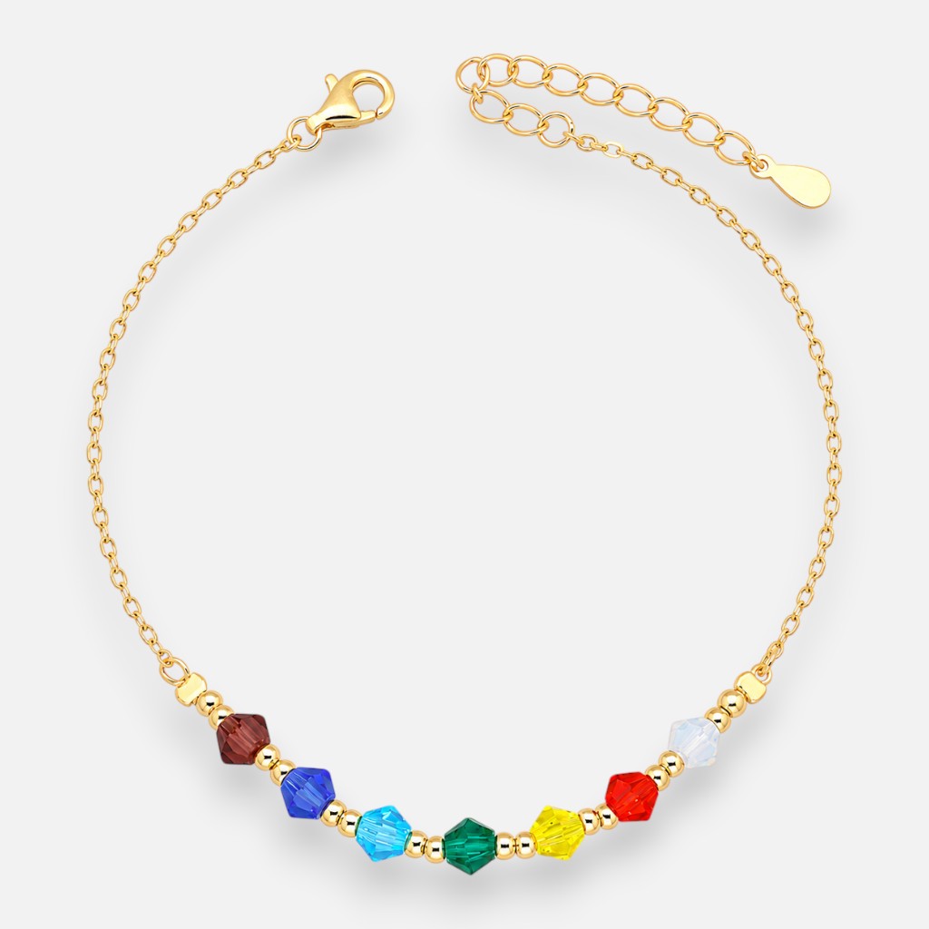 Pulsera 7 Chakras Hecho con Cristal Swarovski®