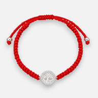 Pulsera Hilo Rojo Ajustable Árbol de la Vida Circones