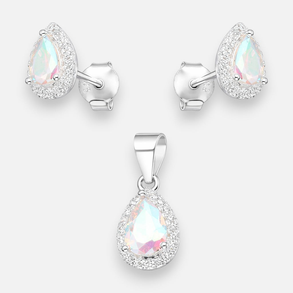 Conjunto Gota Circón Tornasol