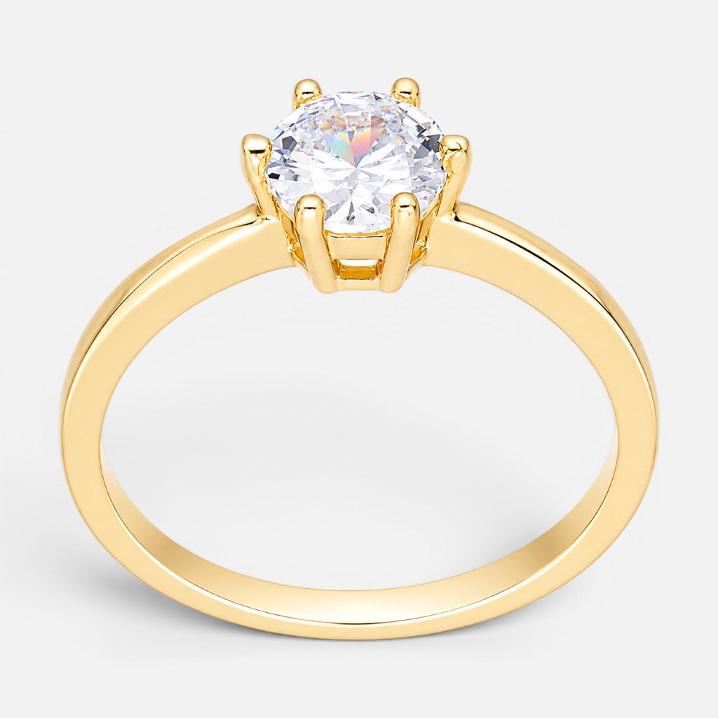 Anillo Circón Solitario 16