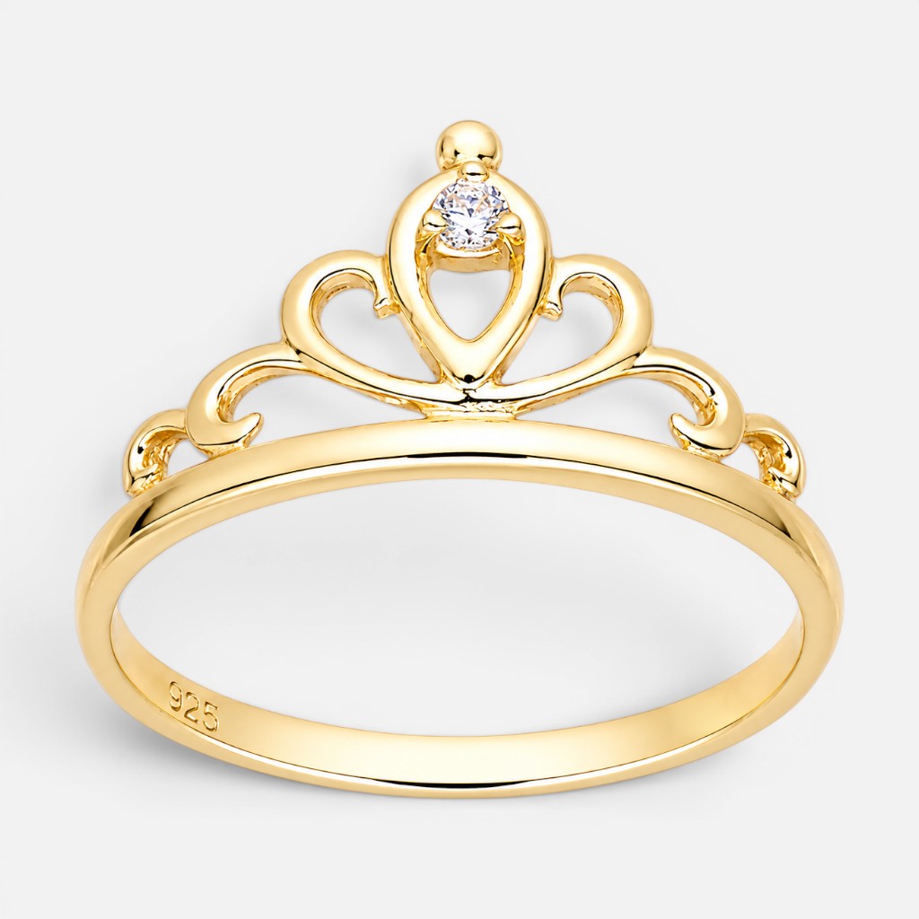 Anillo Corona Circón