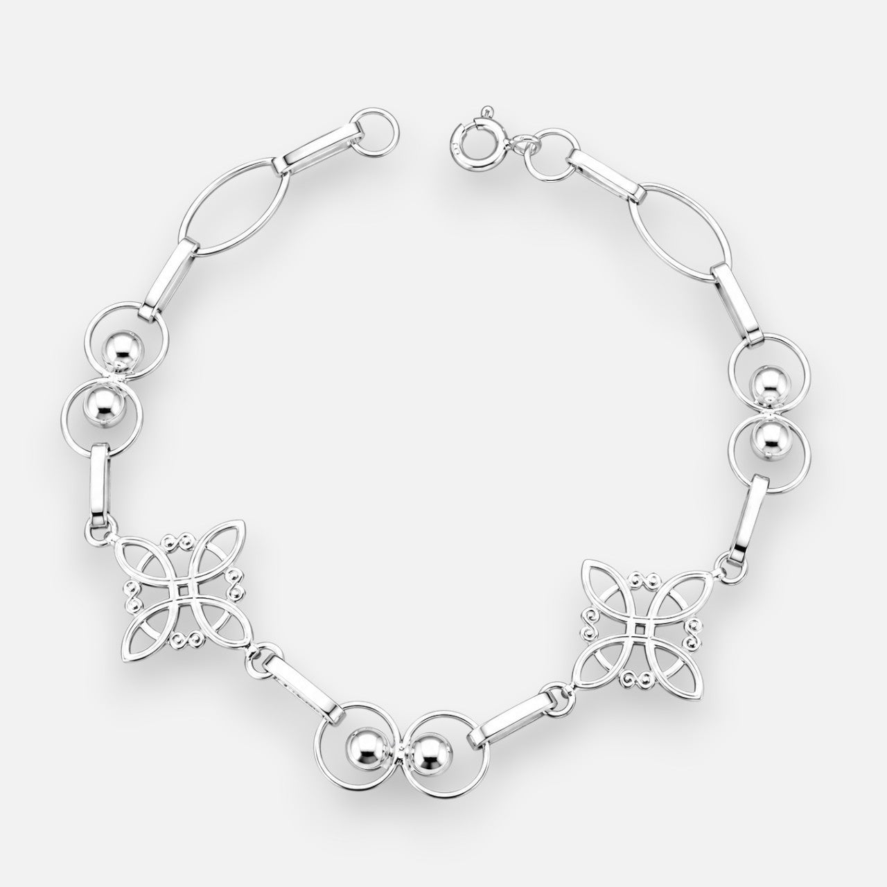 Pulsera Nudo de Brujas Media Esferas