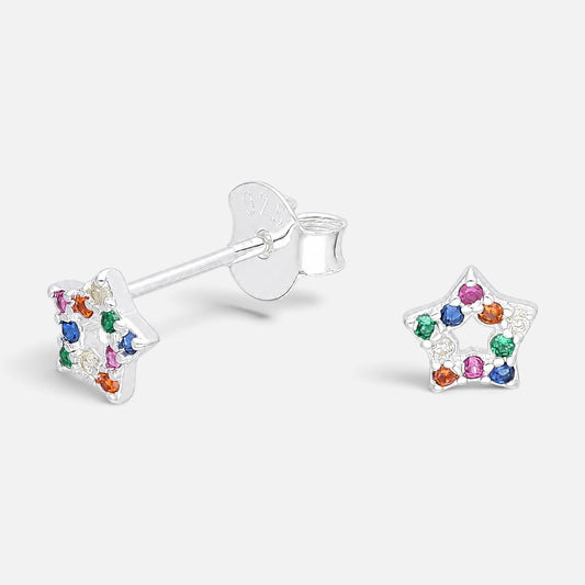 Aro Estrellas Circones Multicolor 5 mm