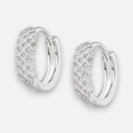 Argolla Huggie Rombo Circones 13 mm