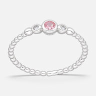 Anillo Esferas Circones Rosa Francia