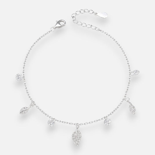 Pulsera Hojas Circones Cristales Hecho con Swarovski®