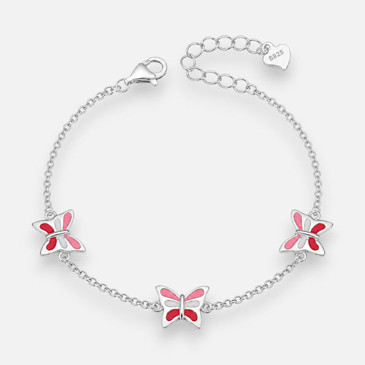 Pulsera Mariposas Esmaltada