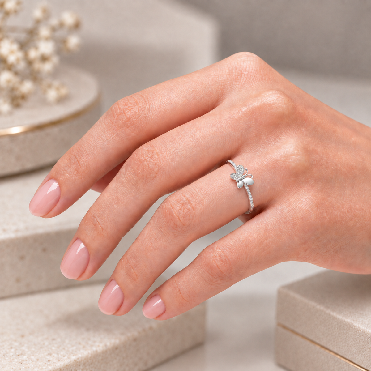 Anillo Mariposa Circones