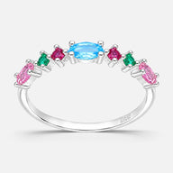 Anillo Cintillo Circones Multicolor