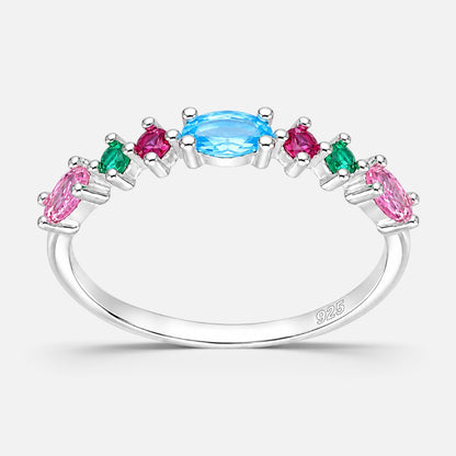Anillo Cintillo Circones Multicolor