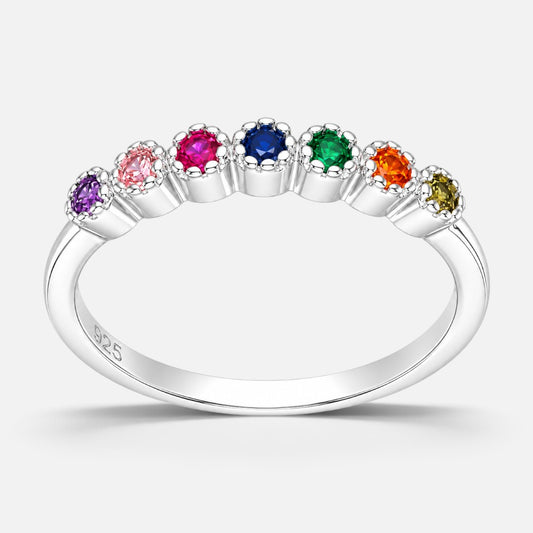 Anillo Cintillo Circones Multicolor