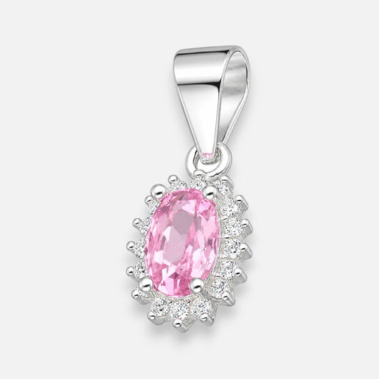 Colgante Mini Lady Circón Rosa Francia