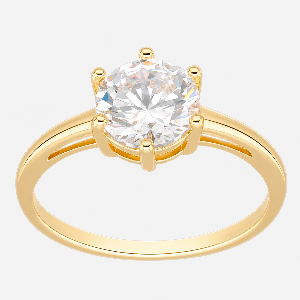 Anillo Circón Solitario