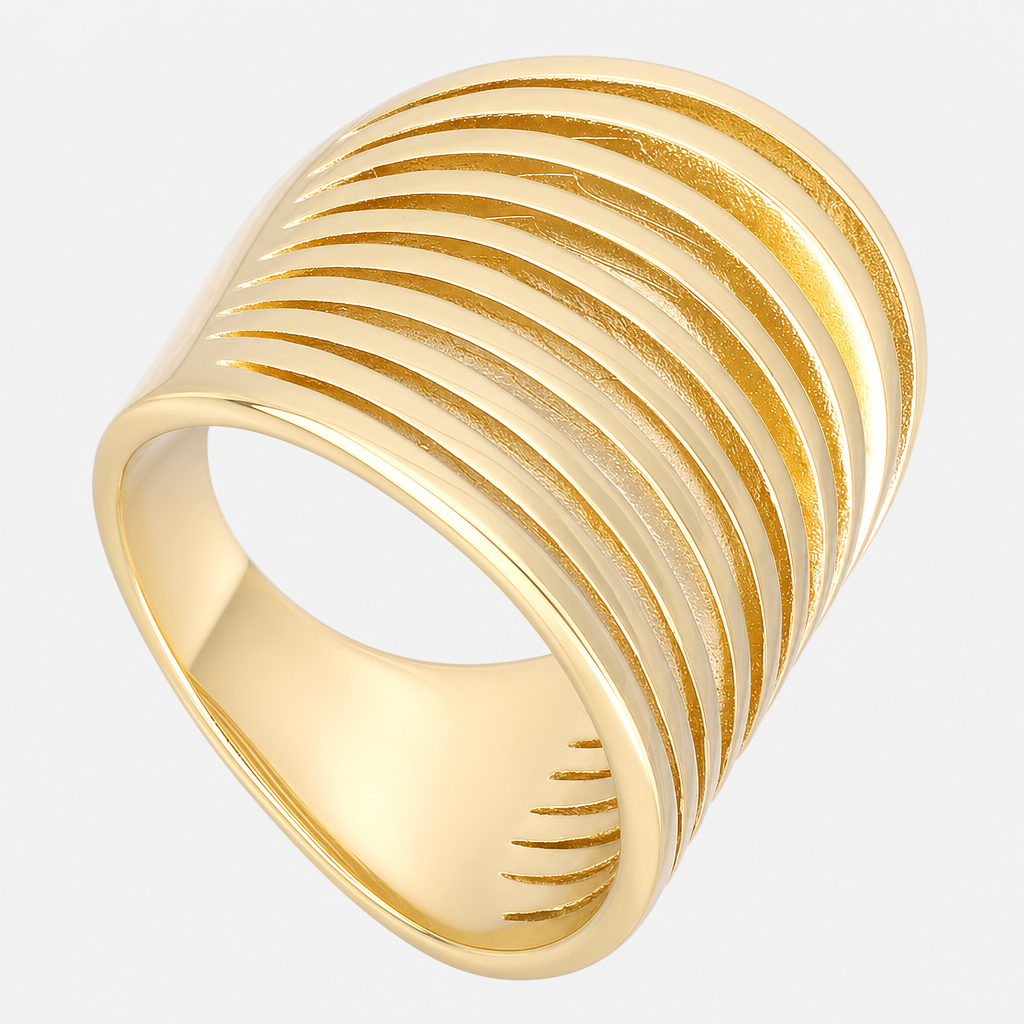 Anillo Chunky Líneas