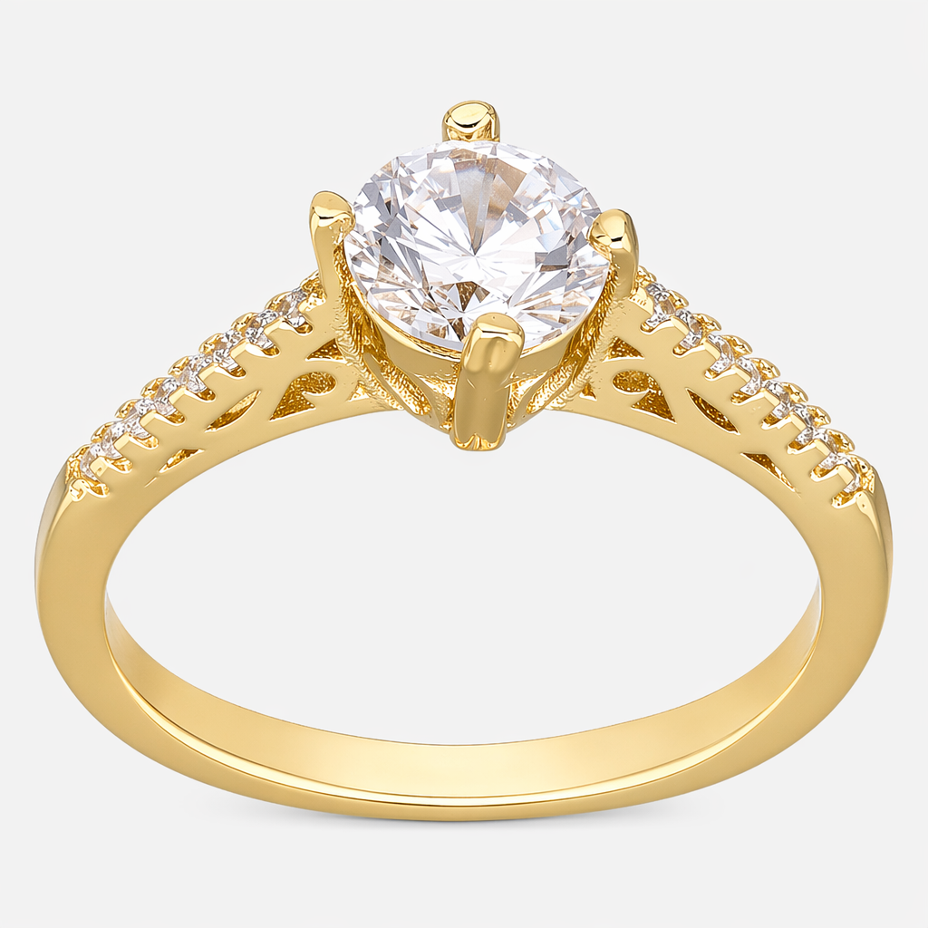 Anillo Circón Solitario