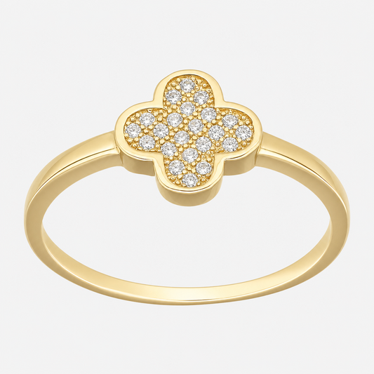 Anillo Trébol de la Suerte Circones