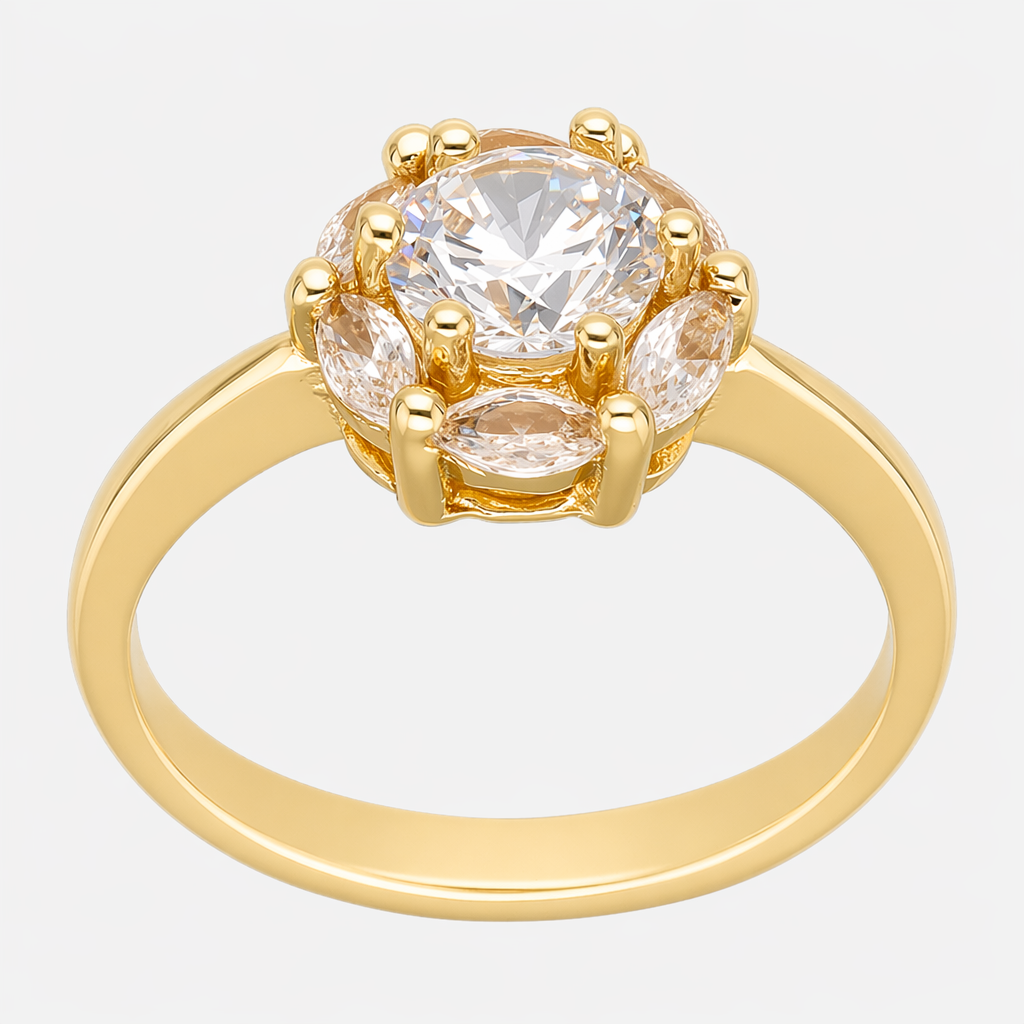 Anillo Flor Circones