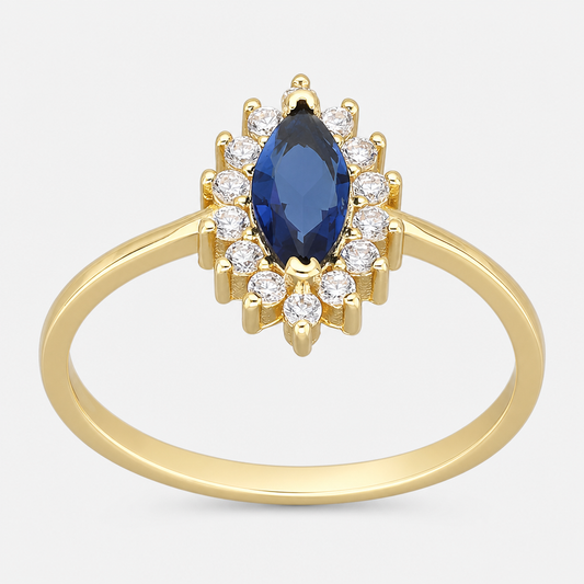 Anillo Lady Circón Zafiro