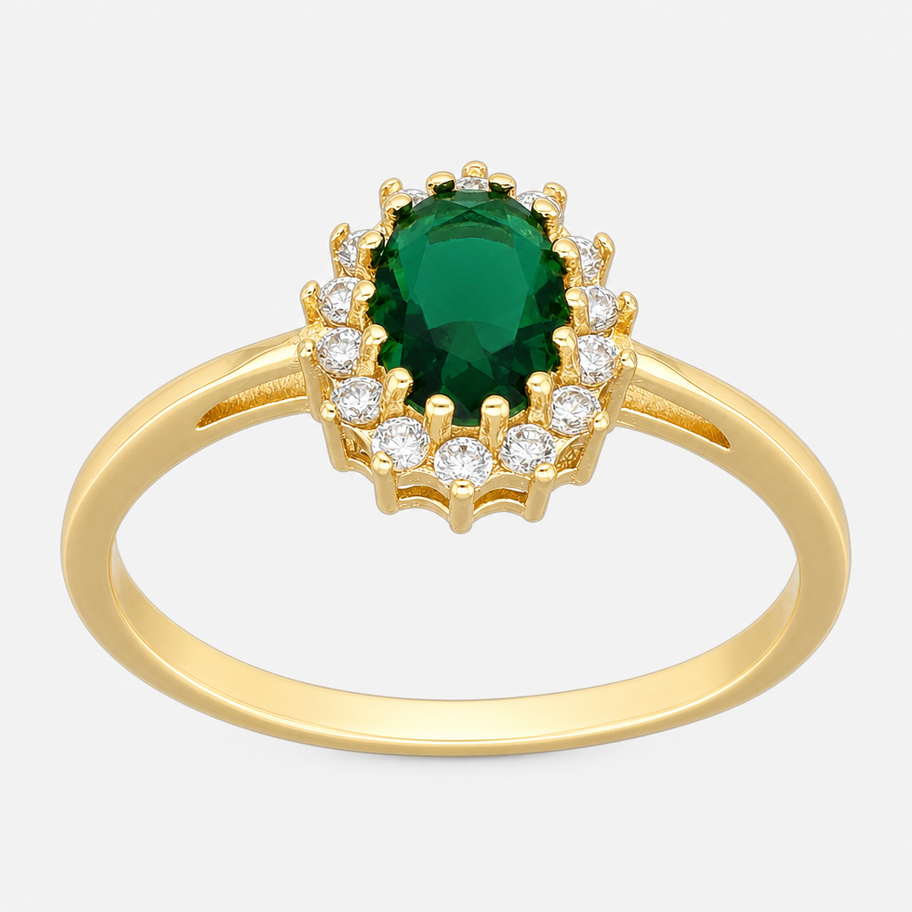 Anillo Lady Circón Esmeralda