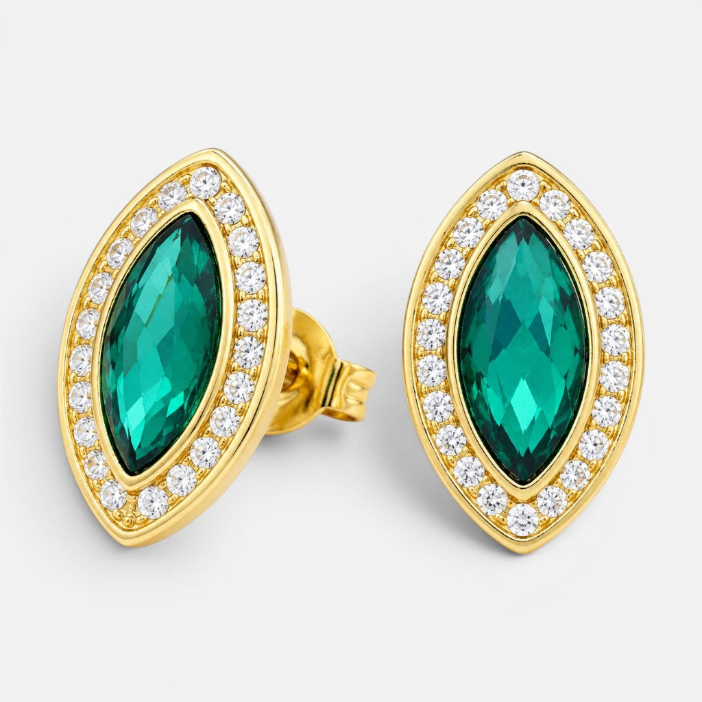 Aro Circón Marquise Esmeralda