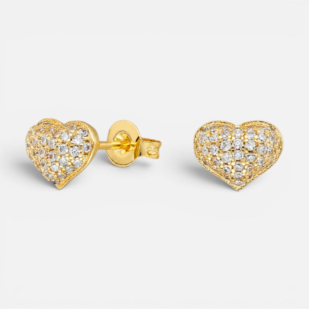 Aro Corazón Circones Pavé