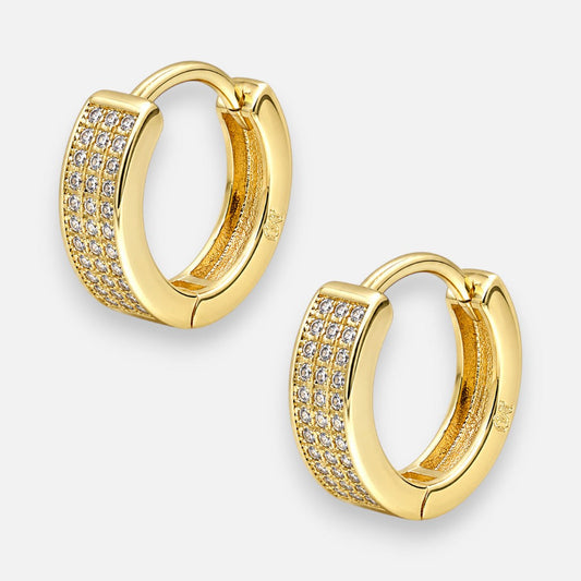 Argolla Huggie Circones 13 mm