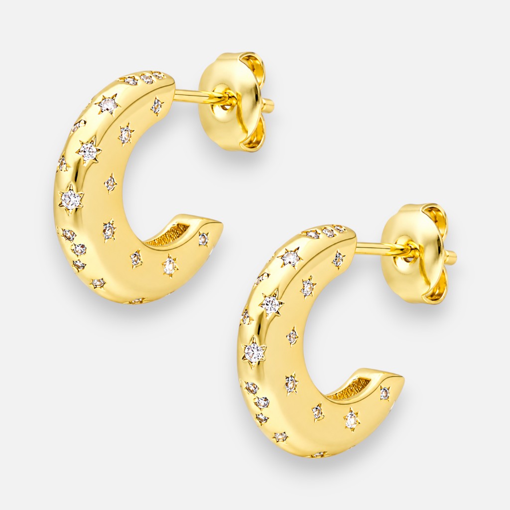 Semi Argolla Chunky Circones 15 mm