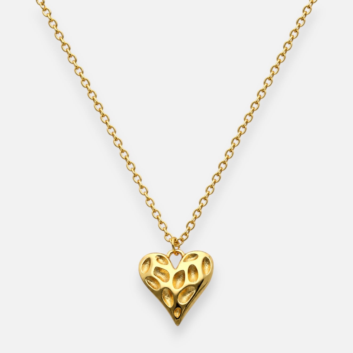 Collar Corazón Facetado