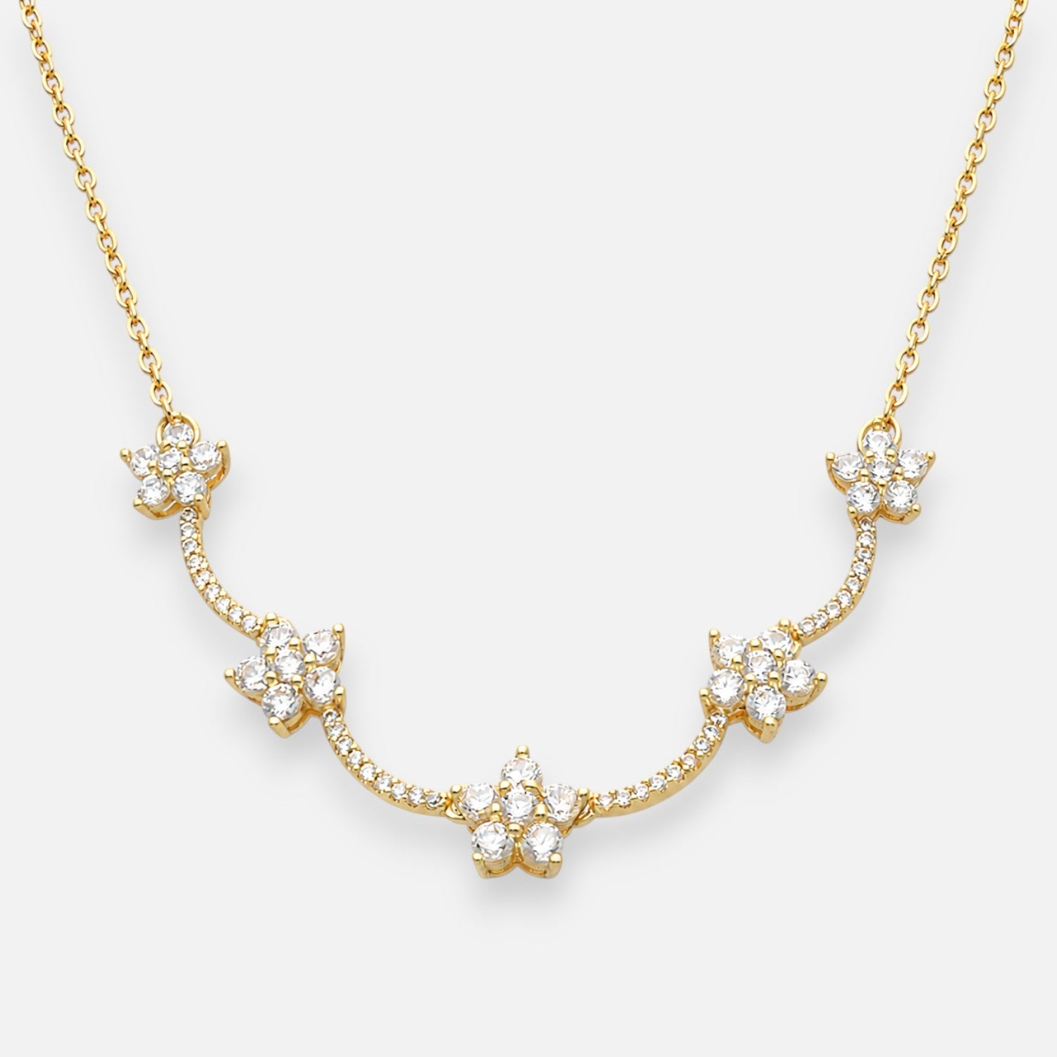 Collar Cadena de Flores Circones