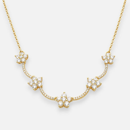 Collar Cadena de Flores Circones