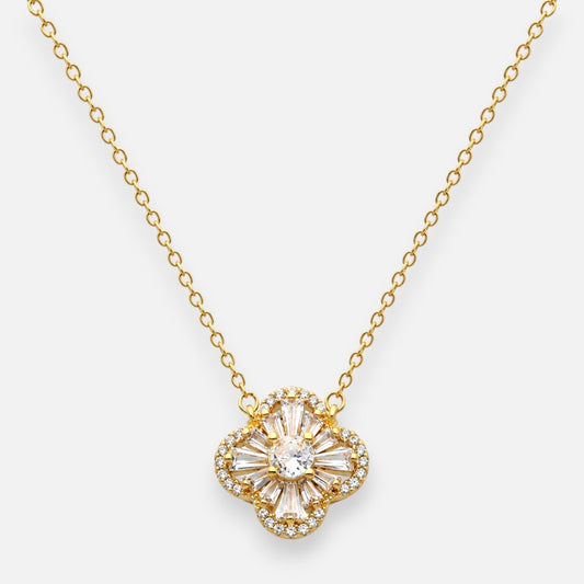 Collar Trebol de la Suerte Circones Baguette