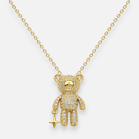 Collar Osito Estrella Circones Pavé