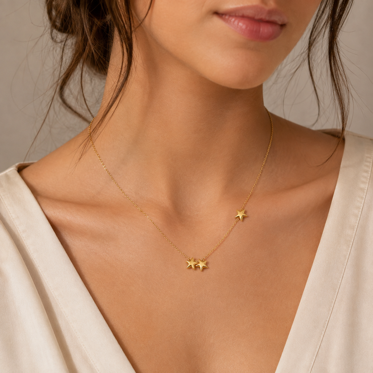 Collar Estrellas Chunky