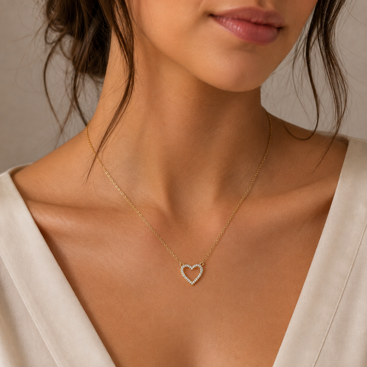 Collar Corazón Circones
