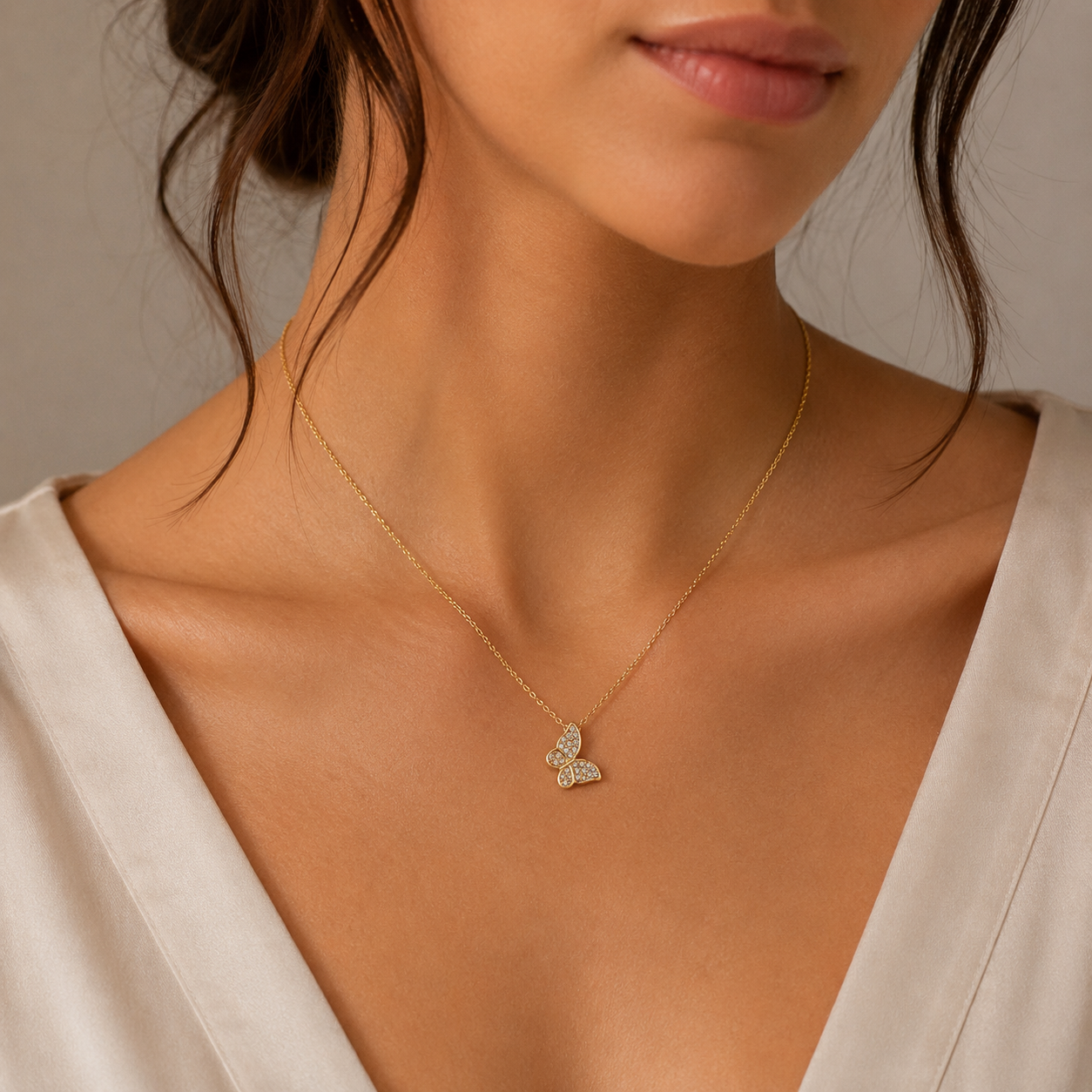 Collar Mariposa Circones
