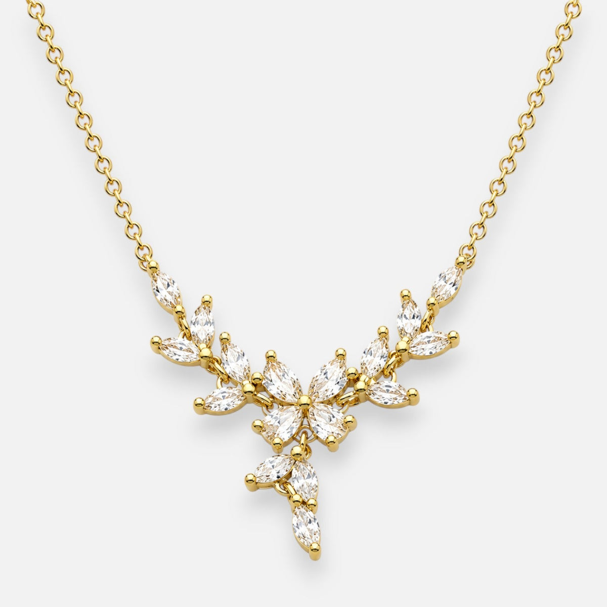 Collar Flor Espigas Circones