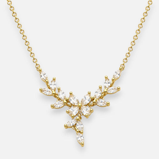 Collar Flor Espigas Circones