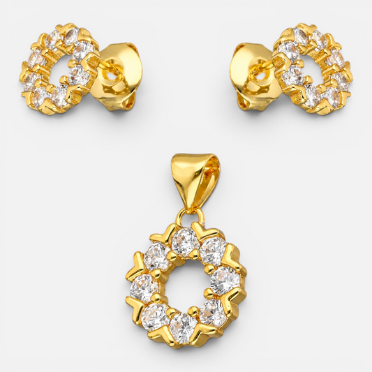 Conjunto Circular Corazones Circones