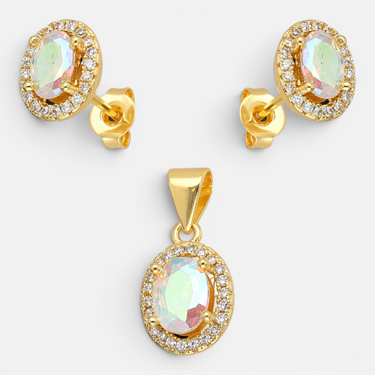 Conjunto Ovalado Circones Tornasol