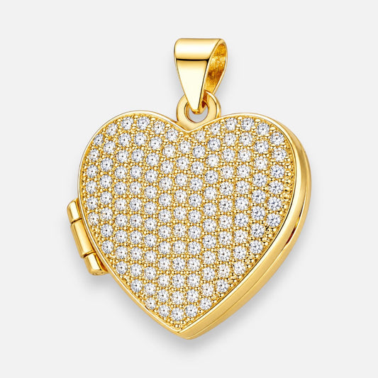 Colgante Relicario Corazón Circones