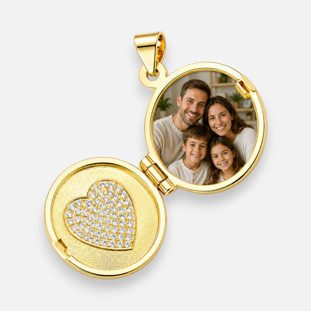 Colgante Corazón Relicario Circones