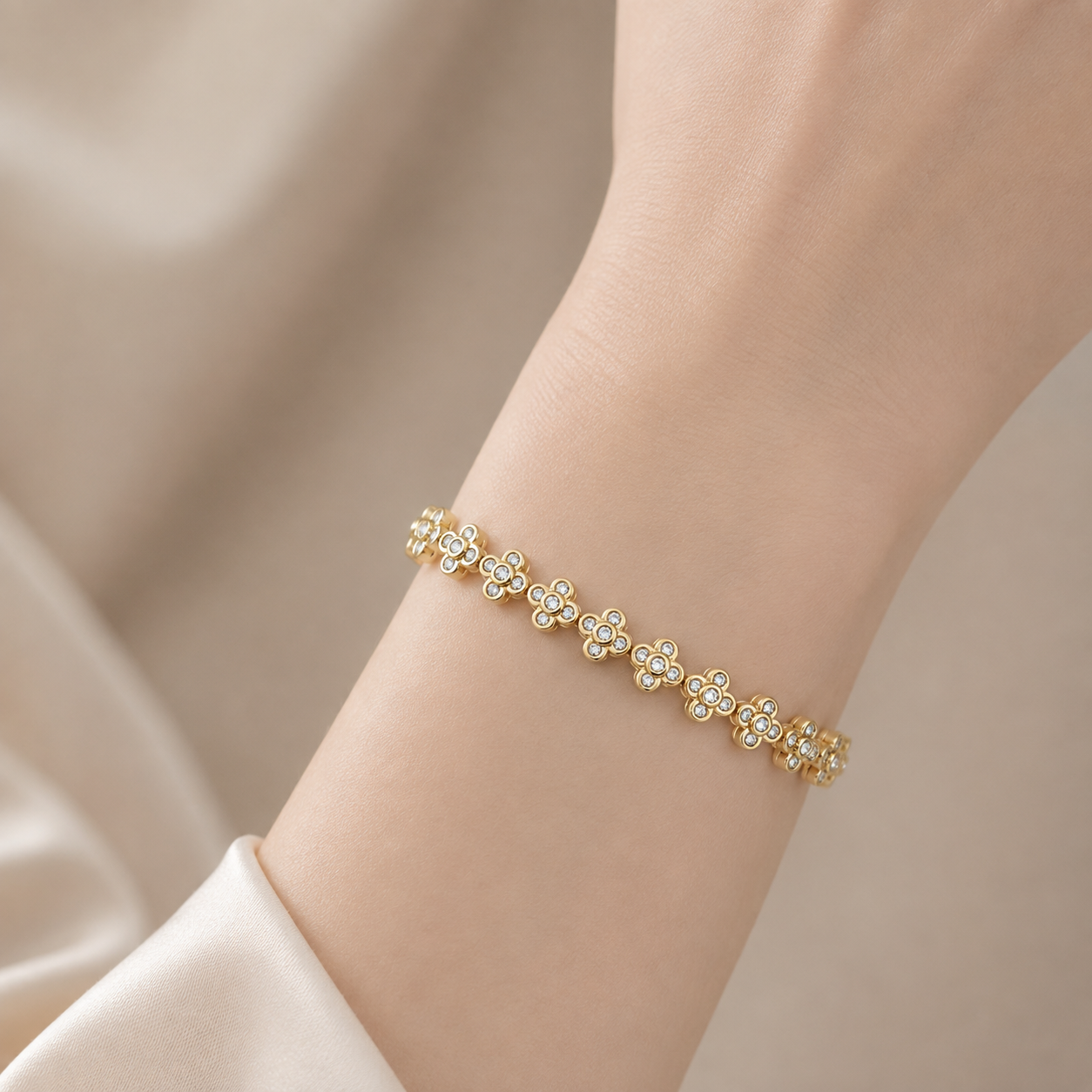 Pulsera Trébol de la Suerte Circones
