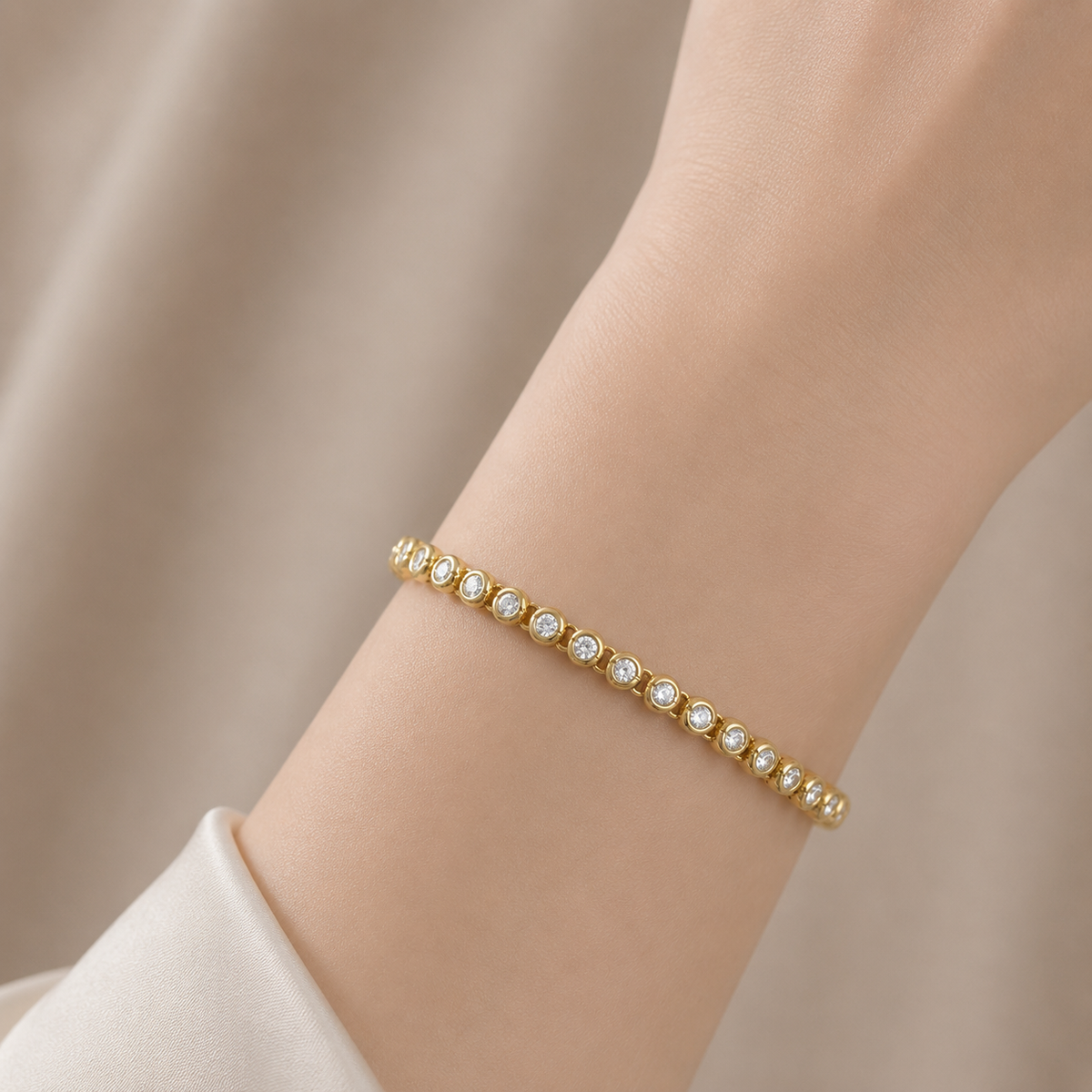 Pulsera Circones Tenis Redonda