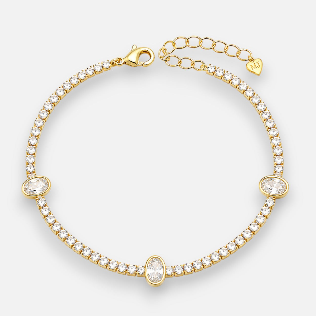 Pulsera Óvalos Circones Tenis