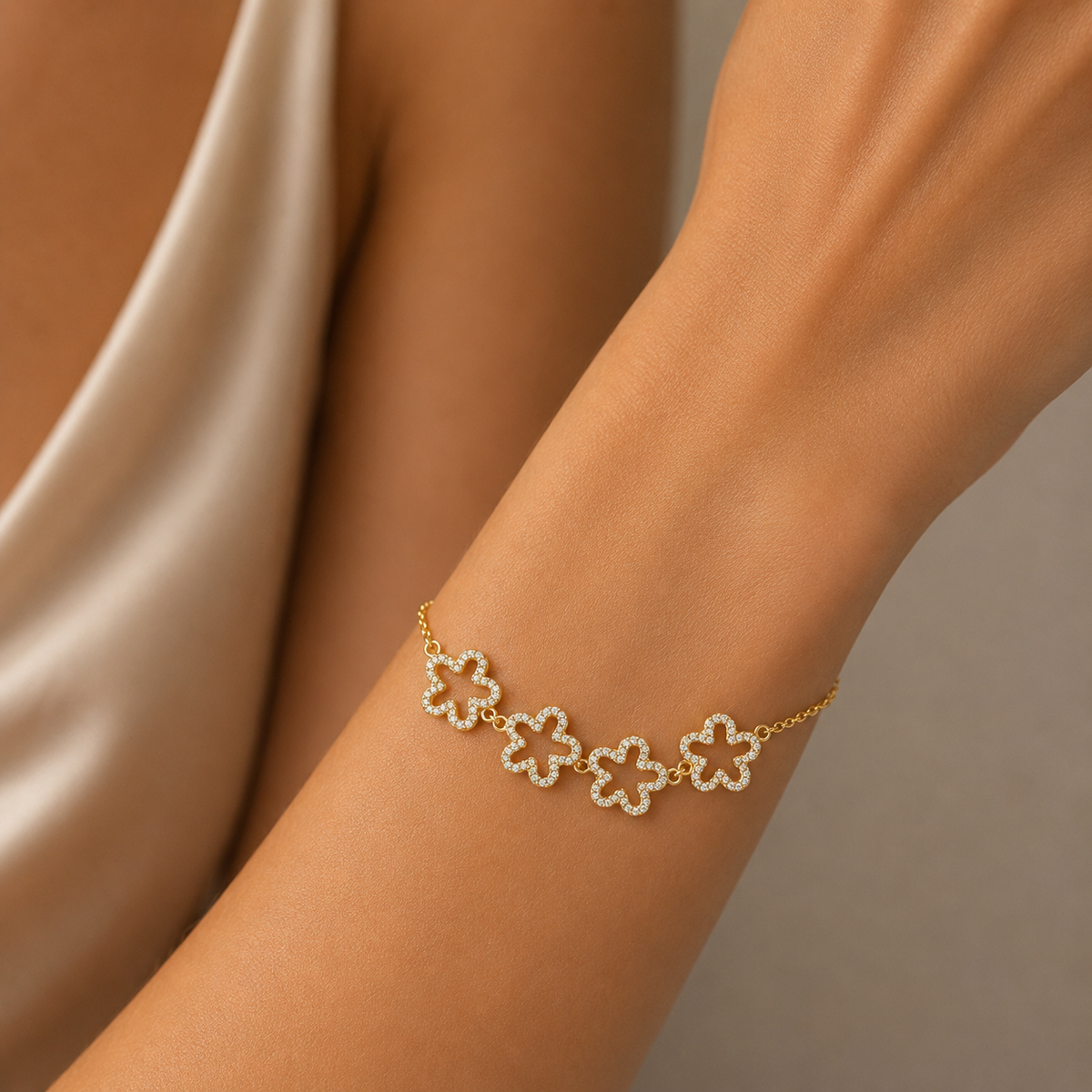 Pulsera Flores Circones